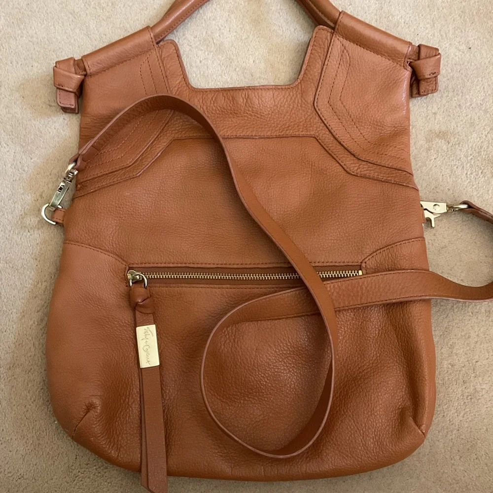 Foley & Corrina bag shoulder fold over or short handle. Soft - Picture 1 of 9